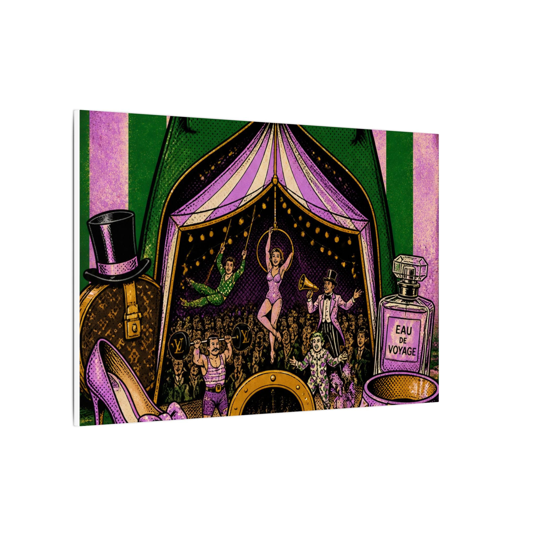 Handbag Big Top Wall Art Canvas 16×20 Pop Art Living Room Decor Maximalist Print