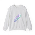 Matching Couple Sweatshirt - Comet & Asteroid Matching Couple Premium Fleece Sweatshirt Watercolor Art His Hers Birthday Gift - Design A