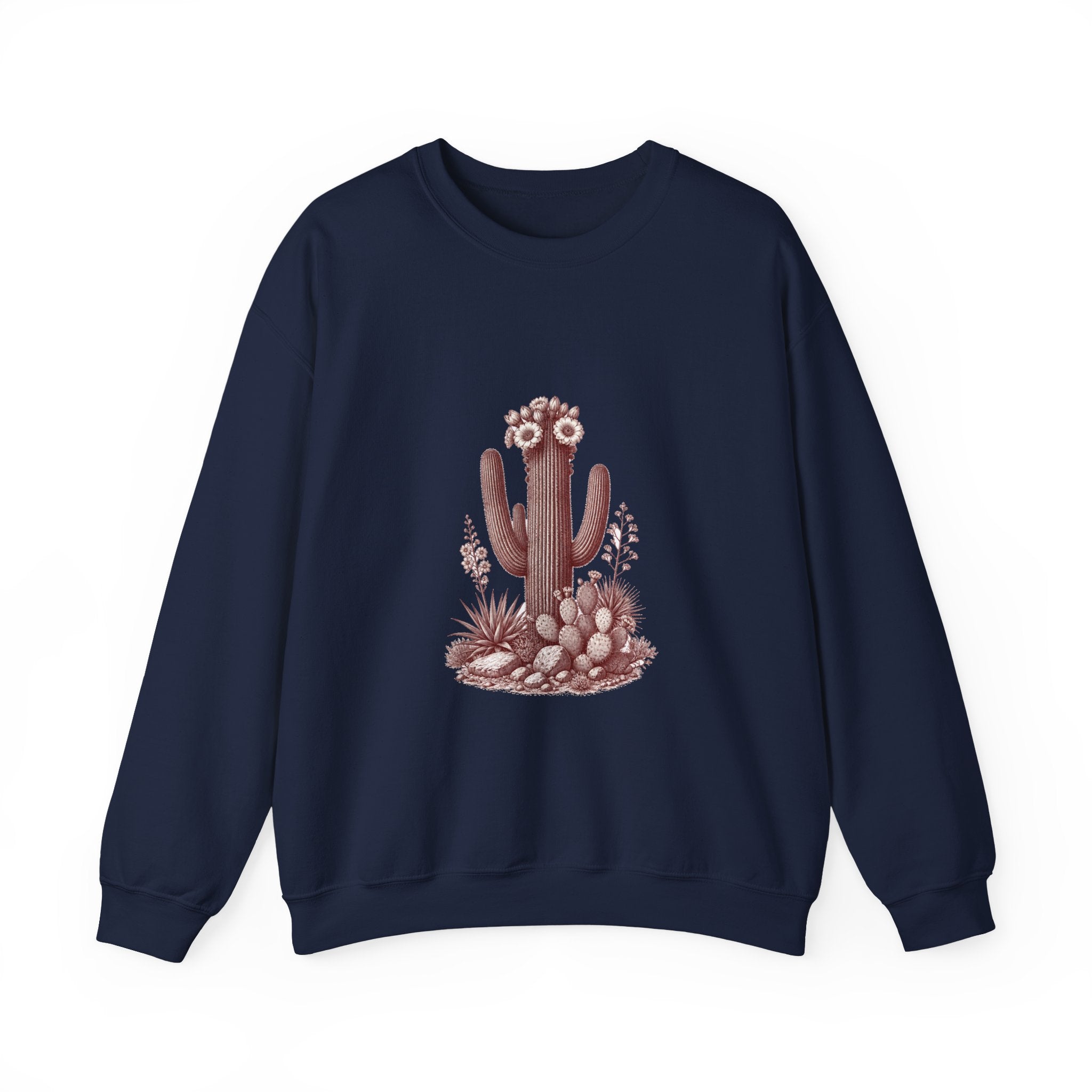 Matching Couple Sweatshirt - Desert & Rainforest Matching Couple Comfort Colors Crew Vintage Art His Hers Honeymoon Gift - Design A