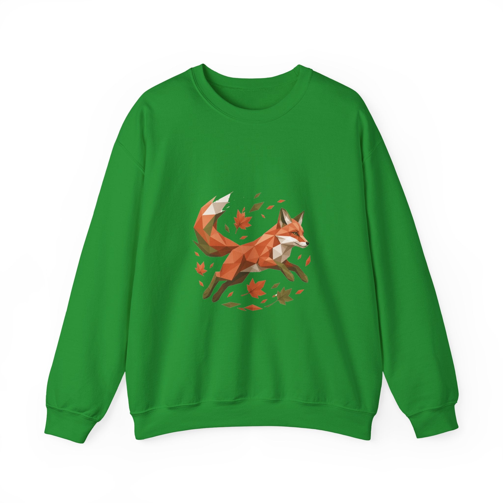 Matching Couple Sweatshirt - Fox & Rabbit Matching Couple Comfort Colors Crew Geometric Art His Hers Love Gift - Design A