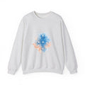 Matching Couple Sweatshirt - Aurora & Southern Cross Matching Couple Comfort Colors Crew Watercolor Art His Hers Birthday Gift - Design B