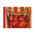 Negroni Trapeze Act Wall Art Canvas 16×20 Pop Art Living Room Decor Maximalist Print