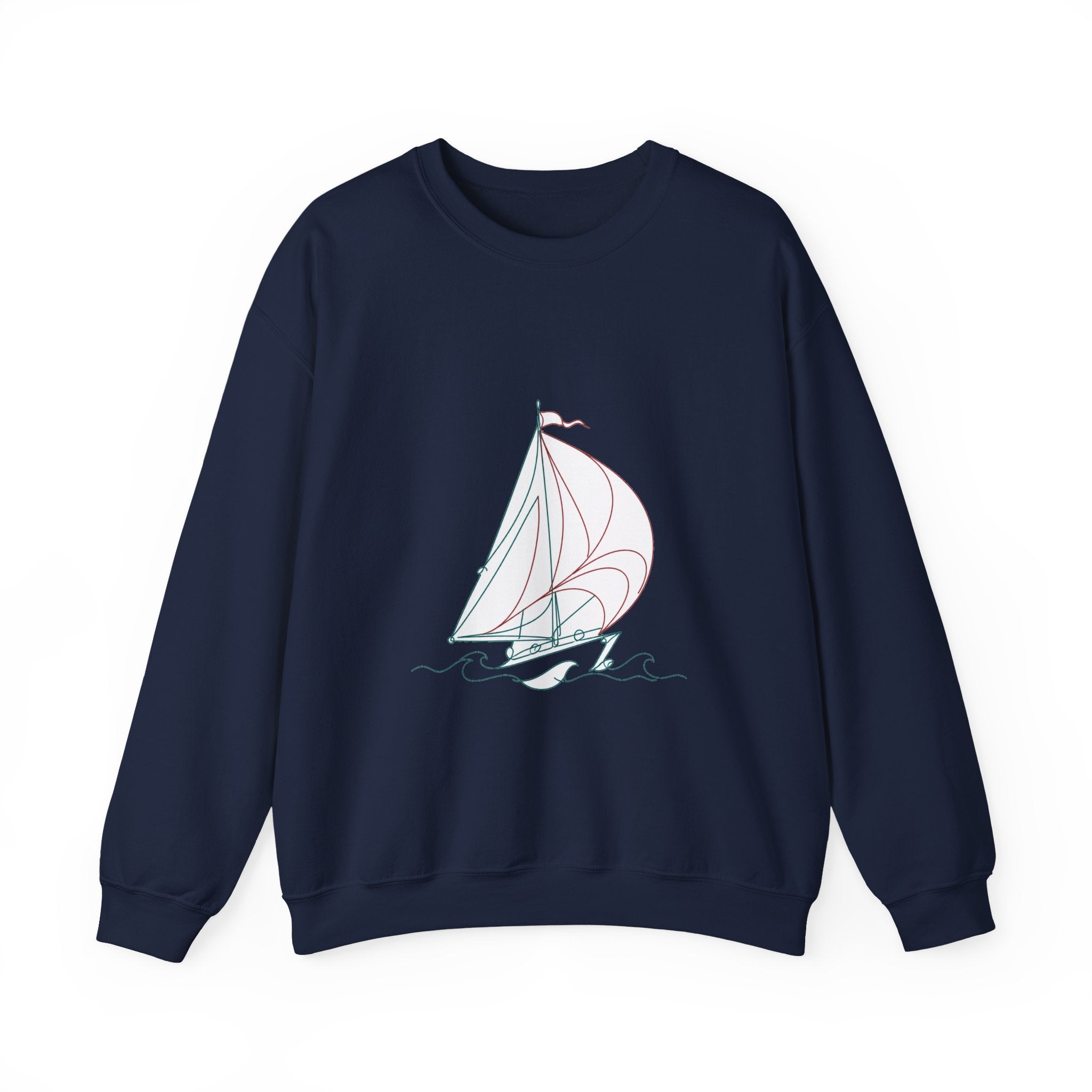 Matching Couple Sweatshirt - Anchor & Sail Matching Couple Comfort Colors Crew Minimalist Art His Hers Christmas Gift - Design B