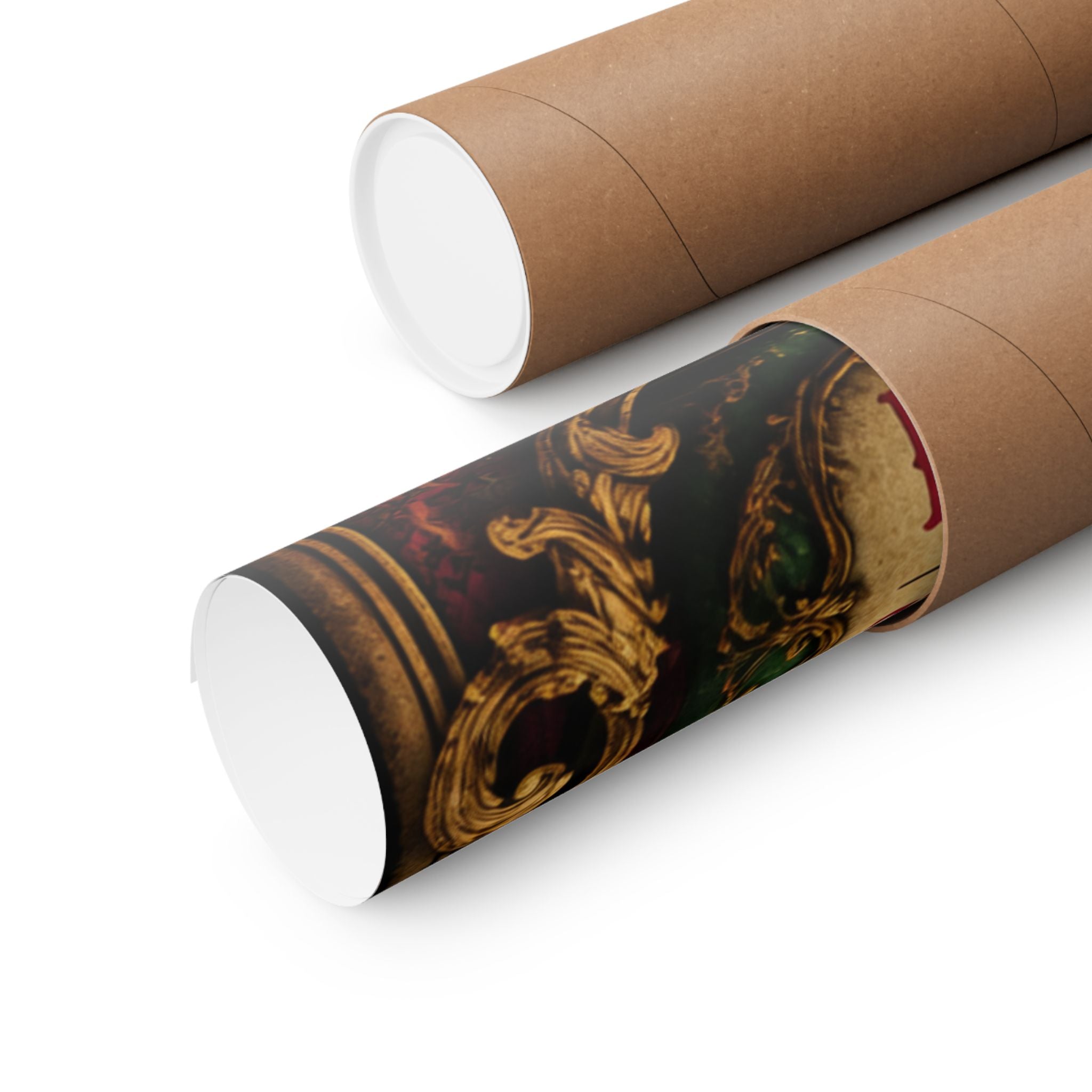 Cat Lion Tamer Wall Art Poster 24×36 Baroque Studio Decor Maximalist Print