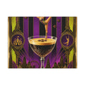 Espresso Martini Acrobat Wall Art Canvas 24×36 Art Deco Bar Area Decor Maximalist Print