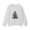 Matching Couple Sweatshirt - Bear & Deer Matching Couple Comfort Colors Crew Watercolor Art His Hers Birthday Gift - Design A