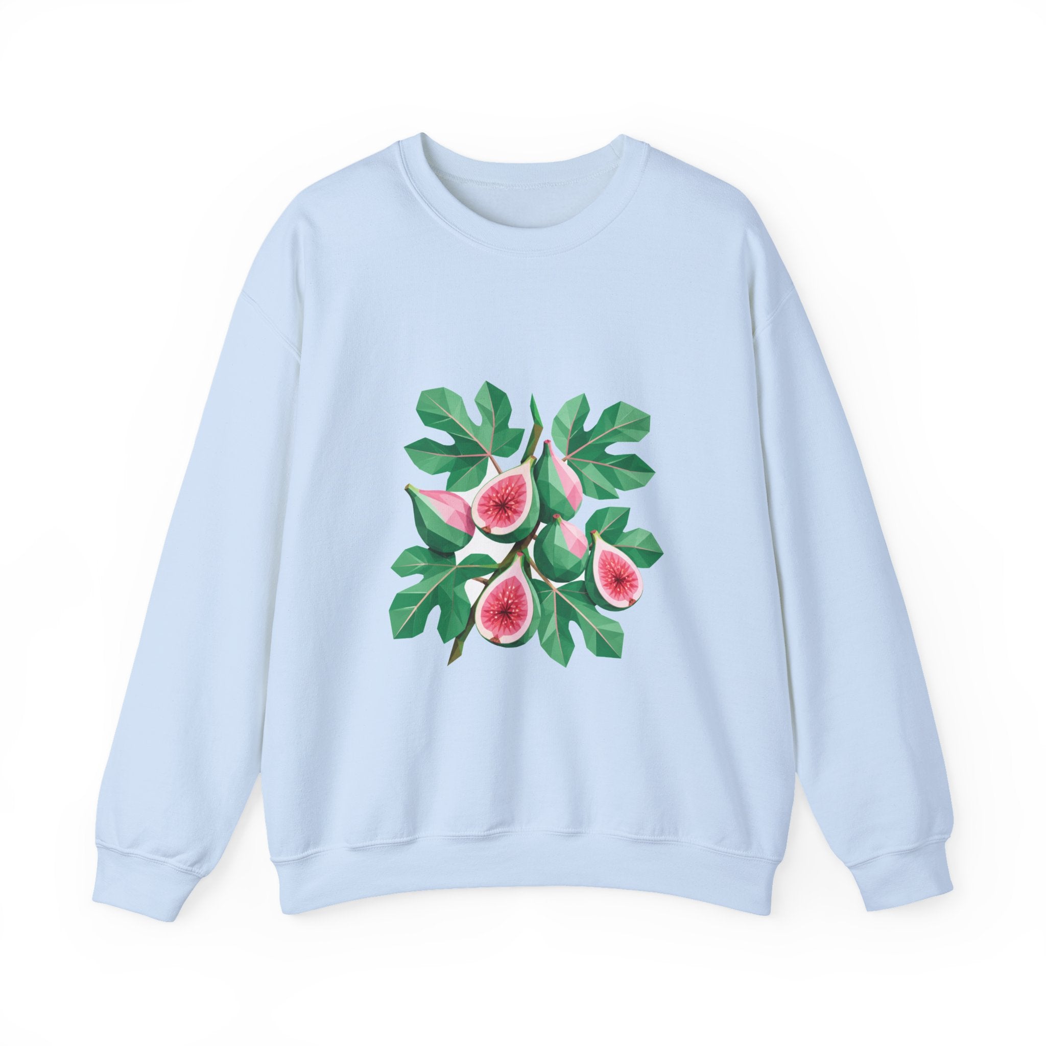 Matching Couple Sweatshirt - Olive Branch & Fig Matching Couple Comfort Colors Crew Geometric Art His Hers Love Gift - Design B