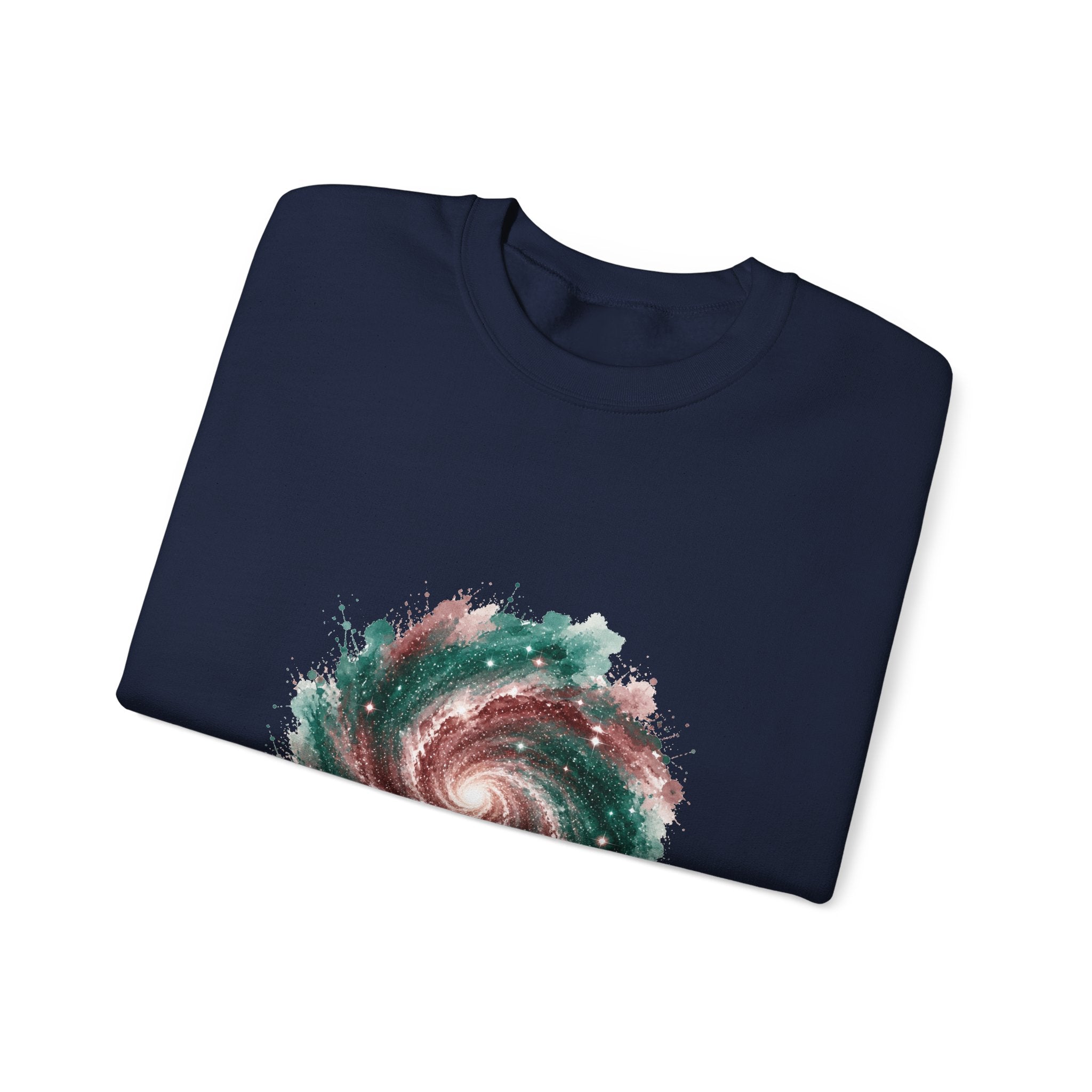 Matching Couple Sweatshirt - Galaxy & Supernova Matching Couple Comfort Colors Crew Watercolor Art His Hers Birthday Gift - Design A