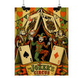 Playing Cards Tent Wall Art Poster 18×24 Pop Art Living Room Decor Maximalist Print
