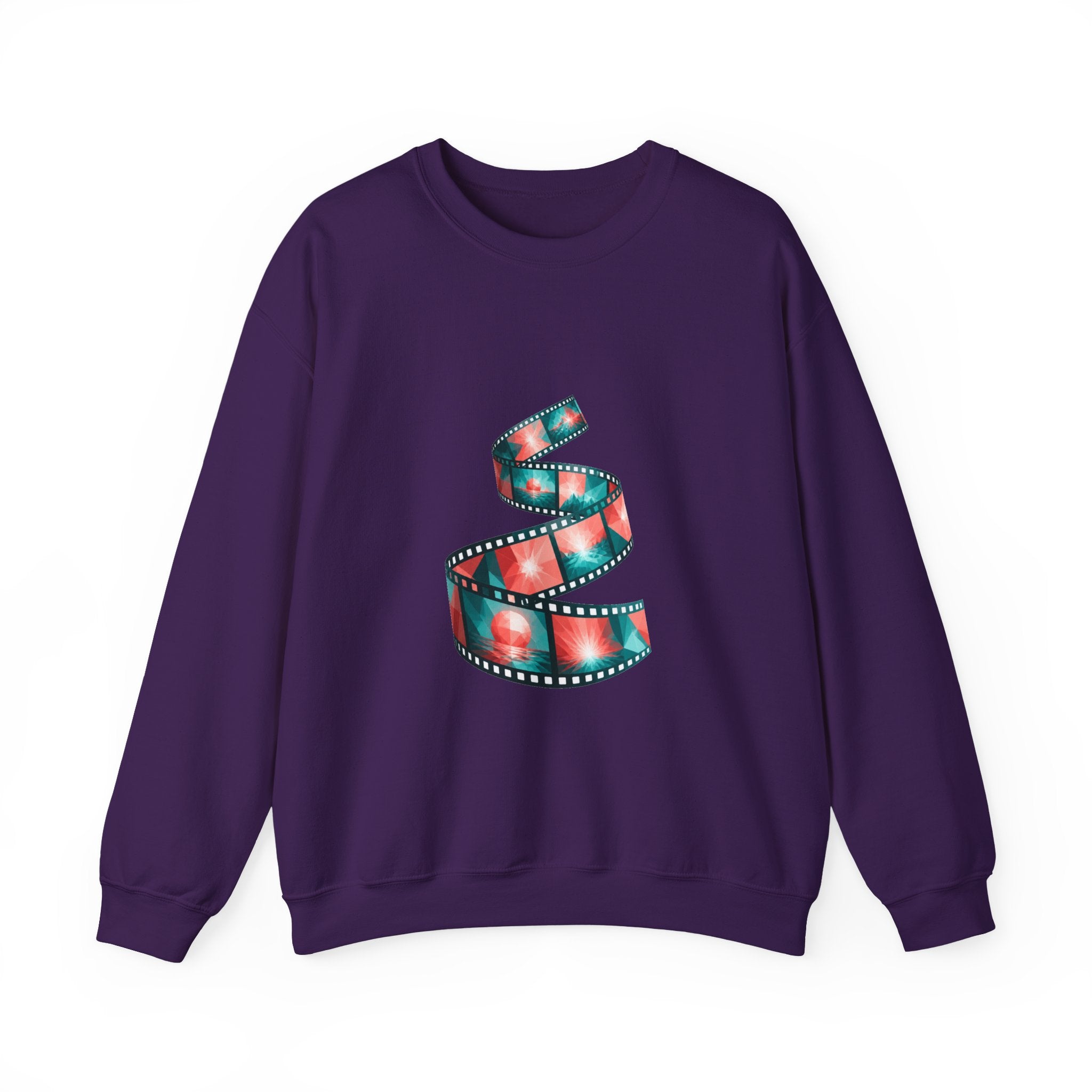 Matching Couple Sweatshirt - Camera & Film Matching Couple Crewneck Sweatshirt Geometric Art His Hers Couple Gift - Design B