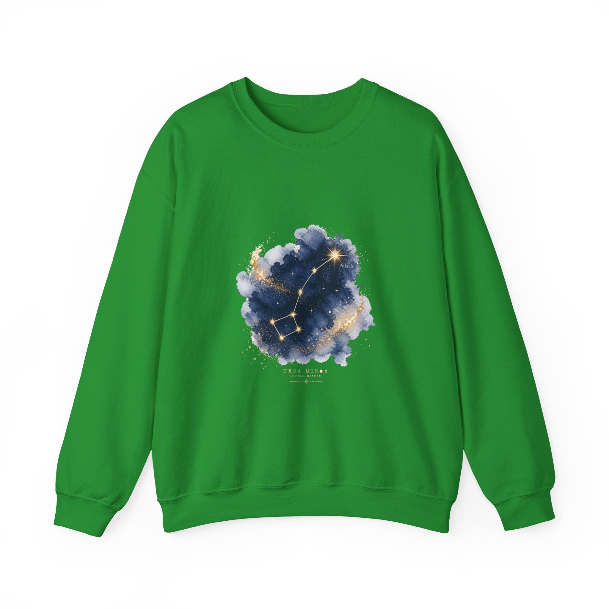 Matching Couple Sweatshirt - Big & Little Dipper Matching Couple Comfort Colors Crew Watercolor Art His Hers Birthday Gift - Design B