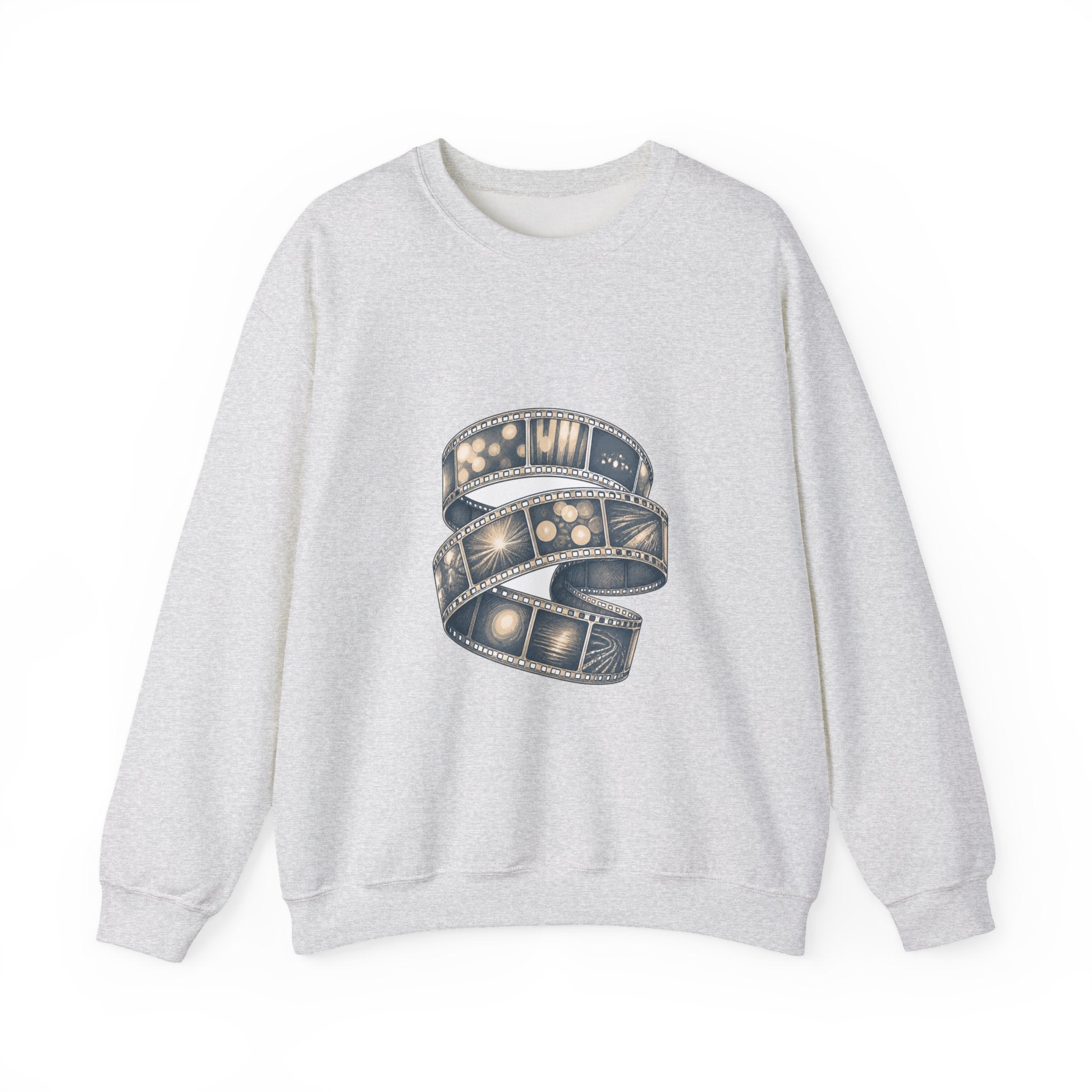 Matching Couple Sweatshirt - Camera & Film Matching Couple Premium Fleece Sweatshirt Hand-Drawn Art His Hers Anniversary Gift - Design B