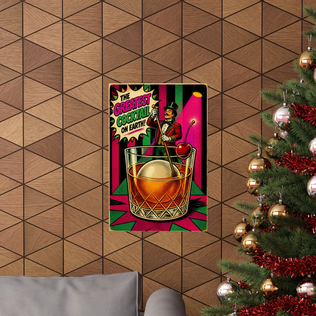 Old Fashioned Ringmaster Wall Art Poster 18×24 Pop Art Living Room Decor Maximalist Print