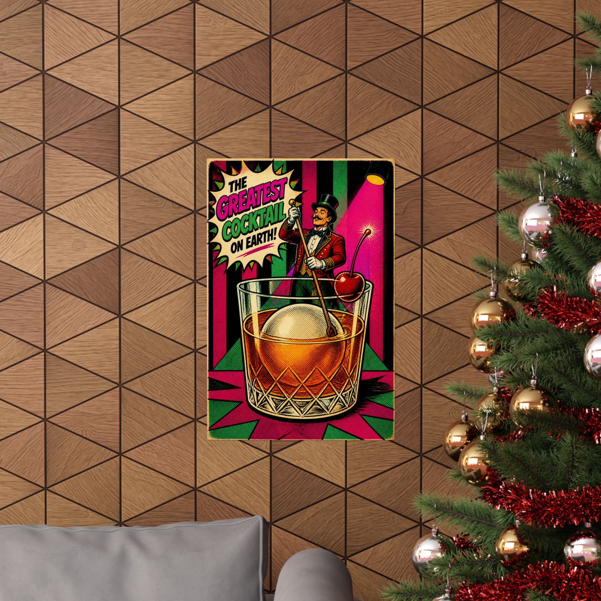 Old Fashioned Ringmaster Wall Art Poster 18×24 Pop Art Living Room Decor Maximalist Print