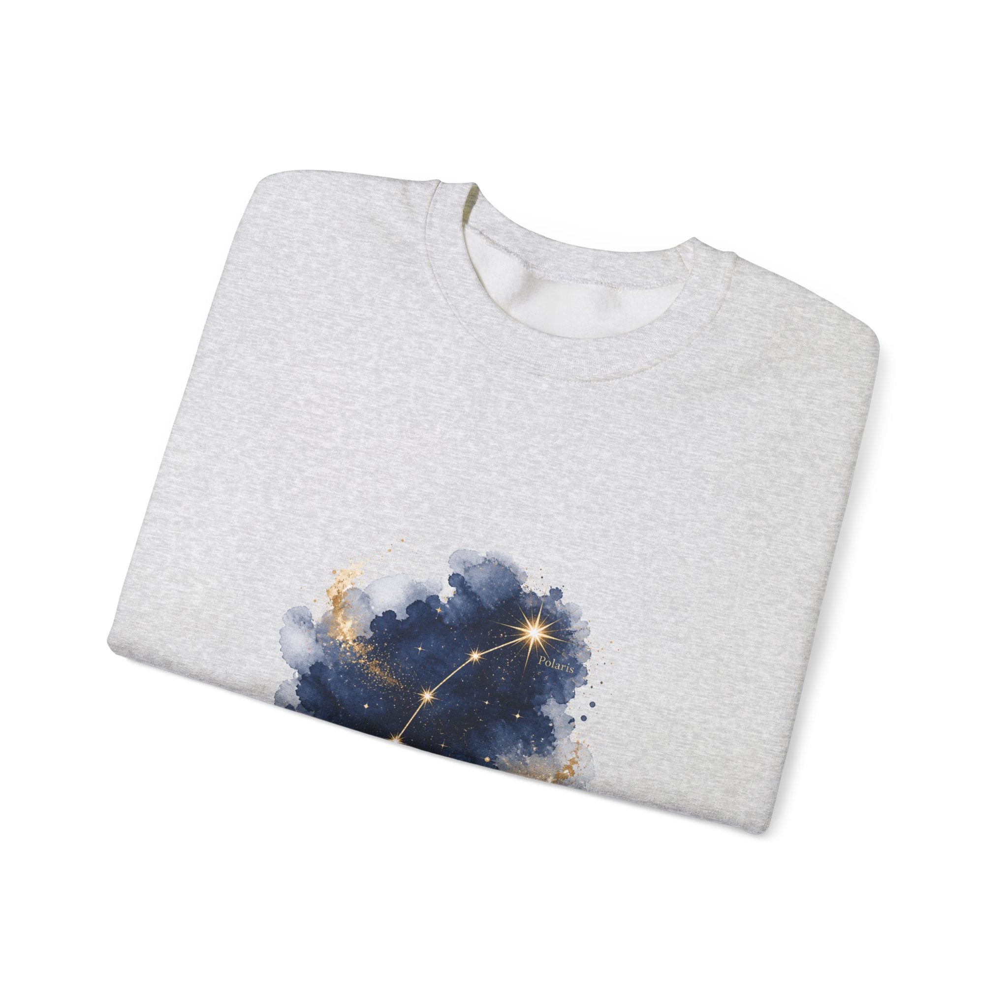 Matching Couple Sweatshirt - Big & Little Dipper Matching Couple Comfort Colors Crew Watercolor Art His Hers Birthday Gift - Design B
