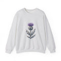 Matching Couple Sweatshirt - Lavender & Thistle Matching Couple Comfort Colors Crew Geometric Art His Hers Love Gift - Design B