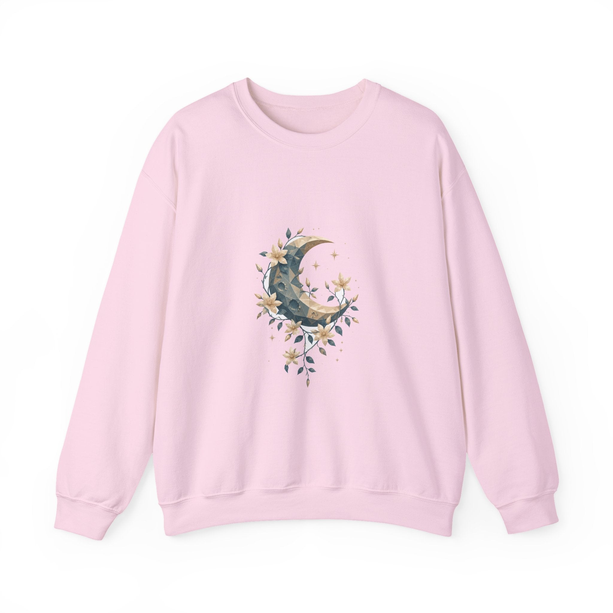 Matching Couple Sweatshirt - Sun & Moon Matching Couple Crewneck Sweatshirt Geometric Art His Hers Couple Gift - Design A