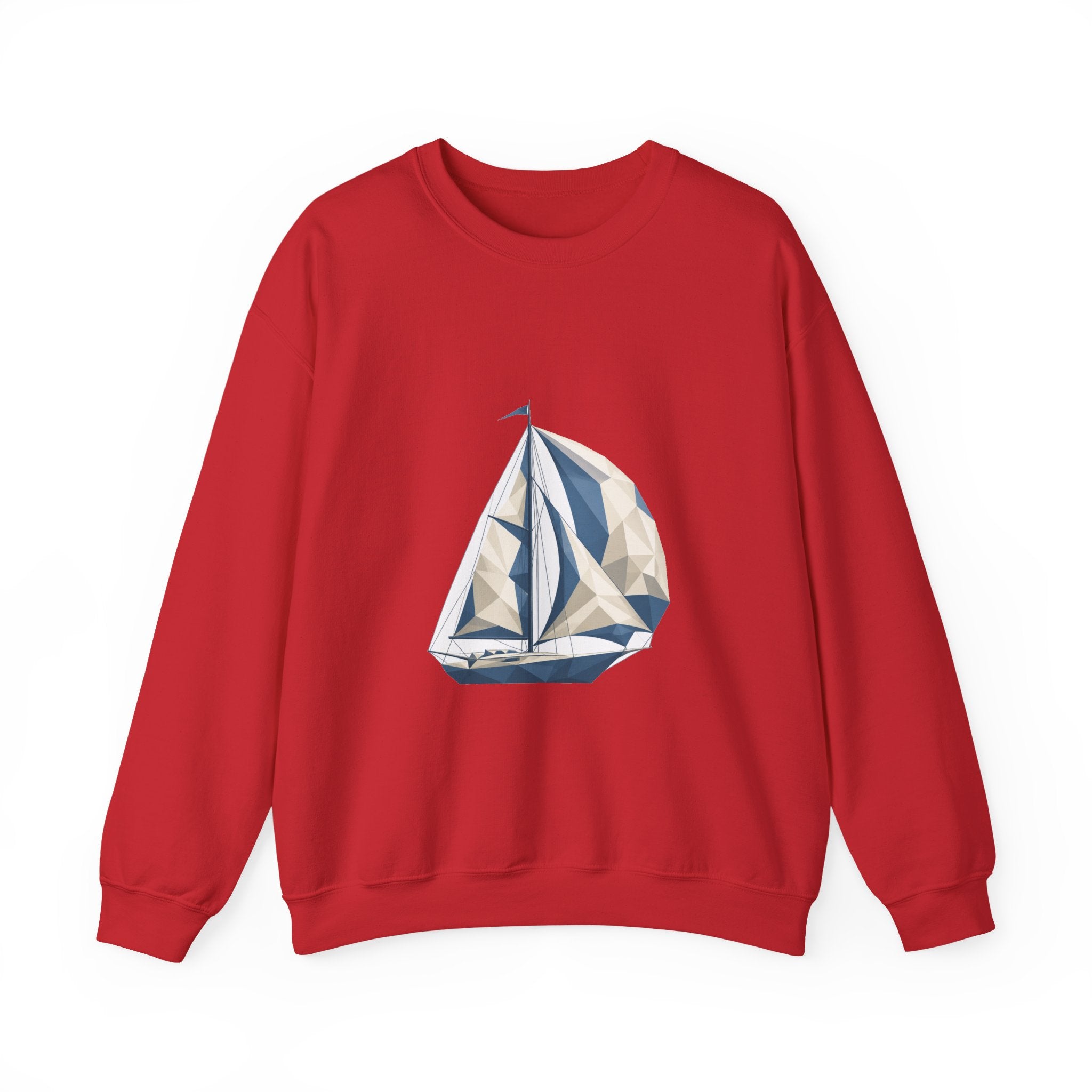 Matching Couple Sweatshirt - Anchor & Sail Matching Couple Premium Fleece Sweatshirt Geometric Art His Hers Love Gift - Design B