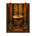 Espresso Martini Acrobat Wall Art Poster 24×36 Baroque Studio Decor Maximalist Print
