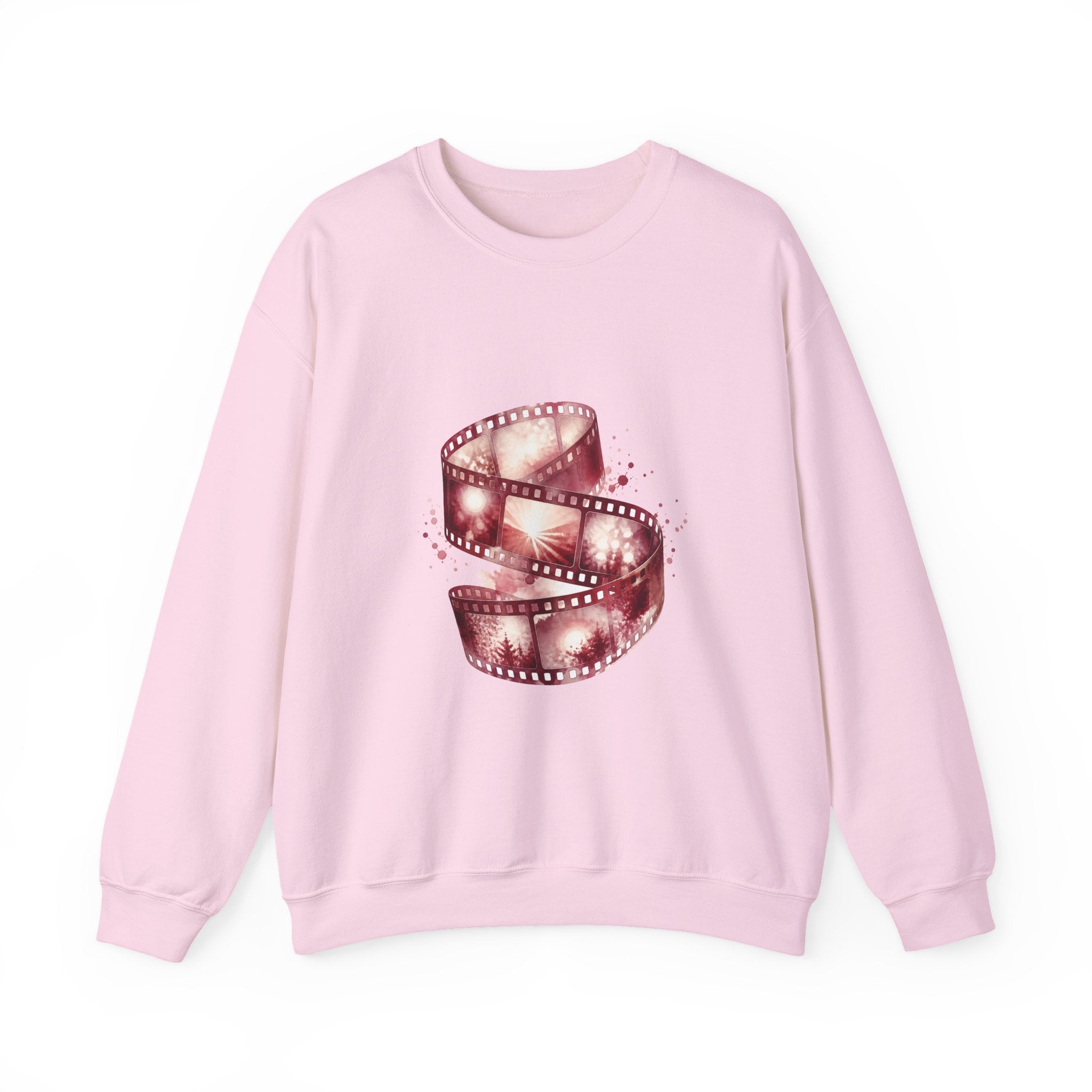 Matching Couple Sweatshirt - Camera & Film Matching Couple Premium Fleece Sweatshirt Watercolor Art His Hers Birthday Gift - Design B