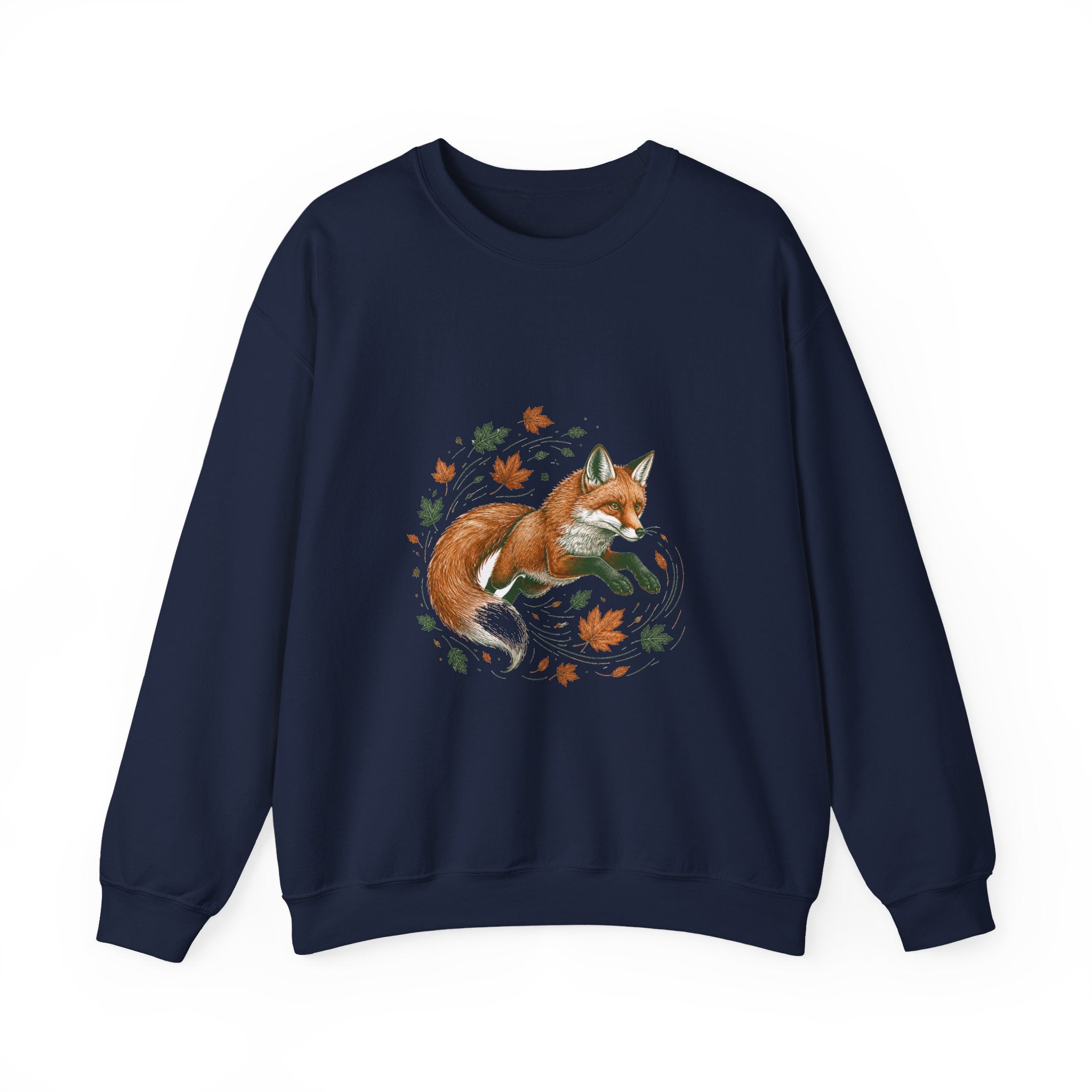 Matching Couple Sweatshirt - Fox & Rabbit Matching Couple Comfort Colors Crew Hand-Drawn Art His Hers Anniversary Gift - Design A