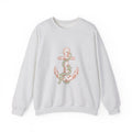 Matching Couple Sweatshirt - Anchor & Sail Matching Couple Crewneck Sweatshirt Minimalist Art His Hers Valentine Gift - Design A