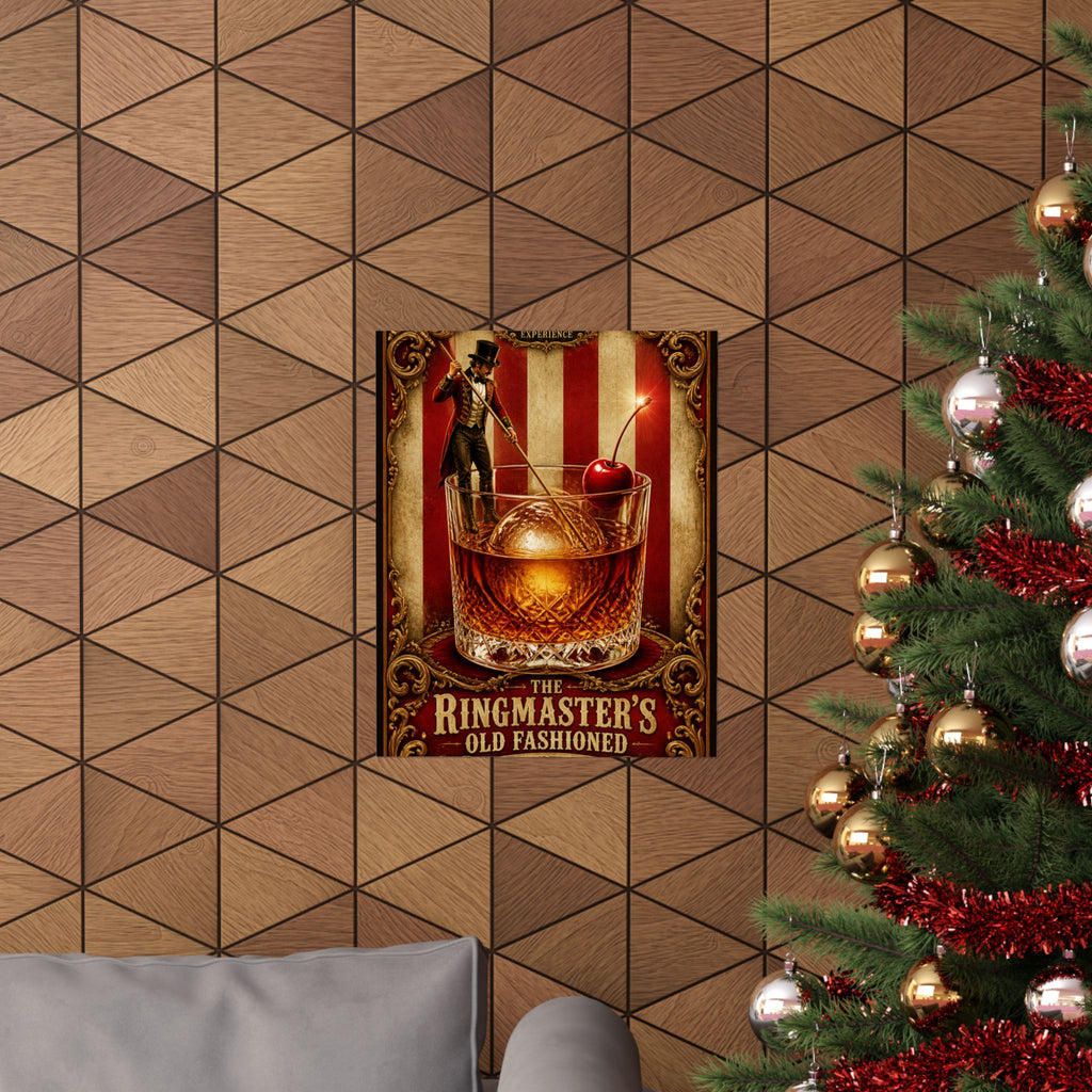 Old Fashioned Ringmaster Wall Art Poster 18×24 Baroque Home Office Decor Maximalist Print