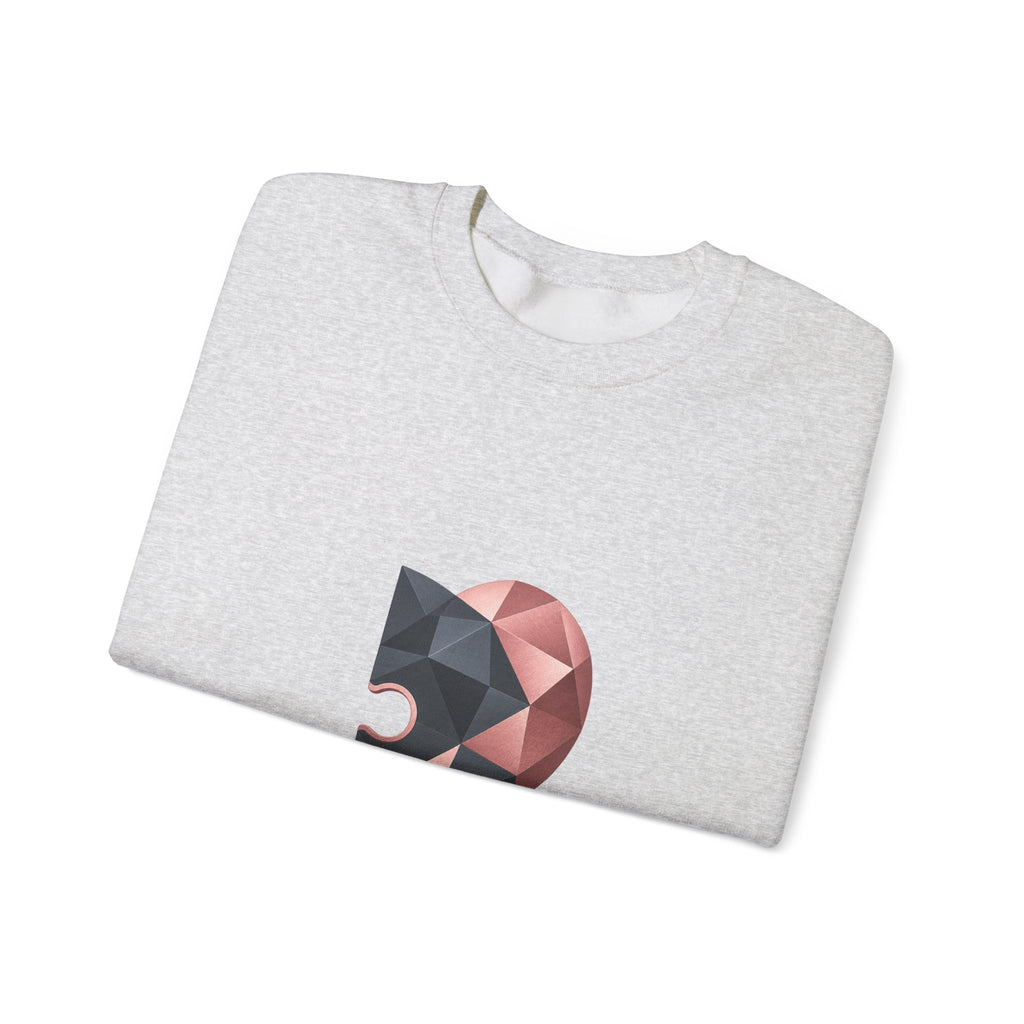 Matching Couple Sweatshirt - Puzzle Pieces Matching Couple Comfort Colors Crew Geometric Art His Hers Love Gift - Design B