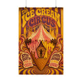 Ice Cream Cone Circus Tent Wall Art Poster 18×24 Psychedelic Cafe Decor Maximalist Print