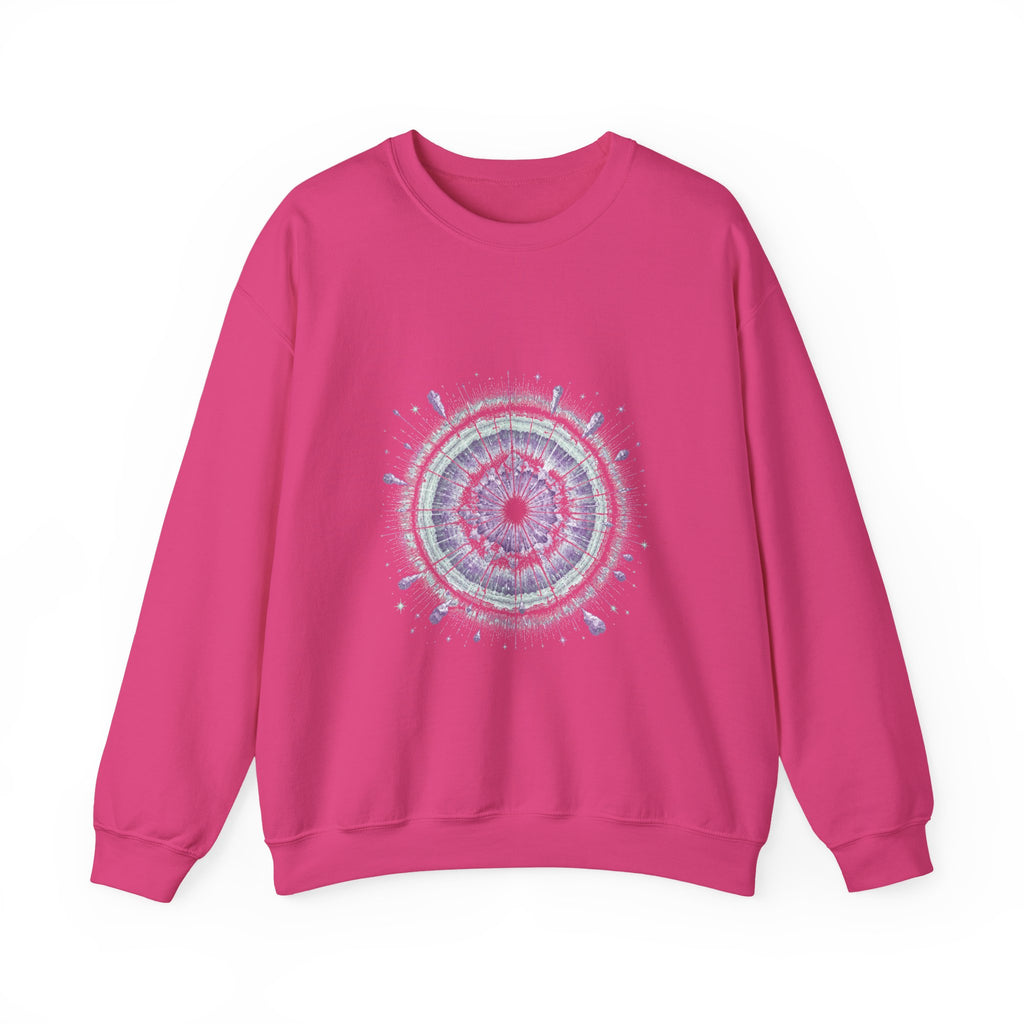 Matching Couple Sweatshirt - Galaxy & Supernova Matching Couple Premium Fleece Sweatshirt Vintage Art His Hers Honeymoon Gift - Design B