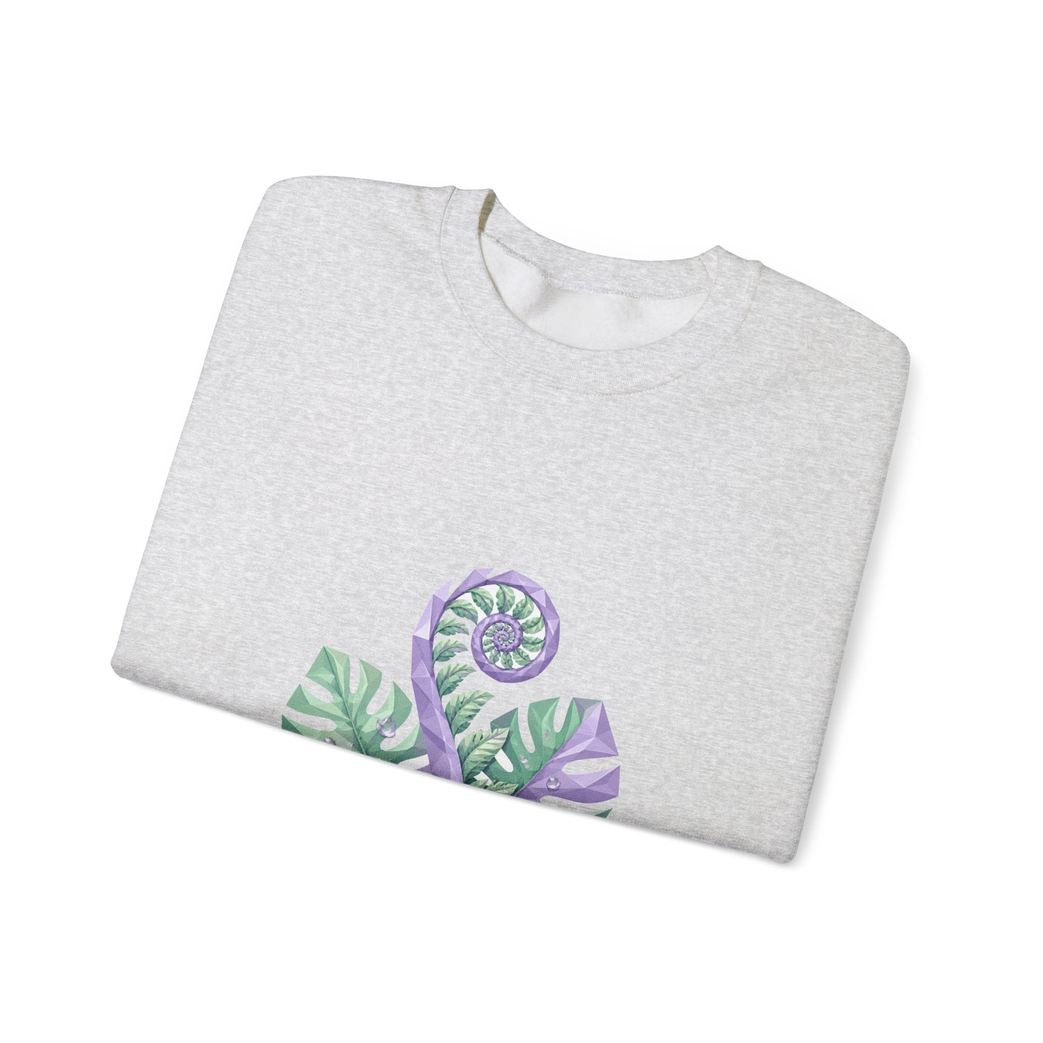 Matching Couple Sweatshirt - Desert & Rainforest Matching Couple Premium Fleece Sweatshirt Geometric Art His Hers Love Gift - Design B