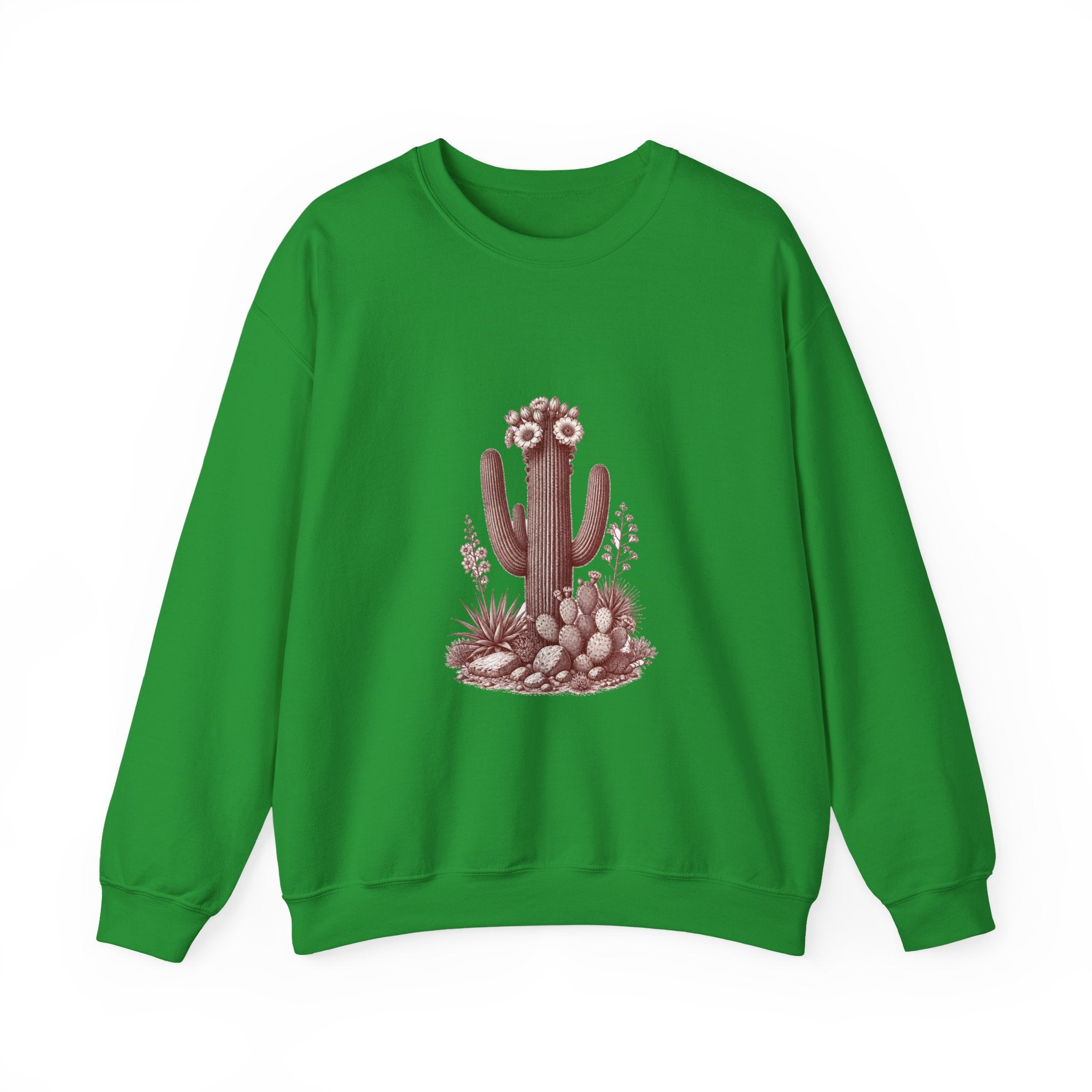 Matching Couple Sweatshirt - Desert & Rainforest Matching Couple Comfort Colors Crew Vintage Art His Hers Honeymoon Gift - Design A
