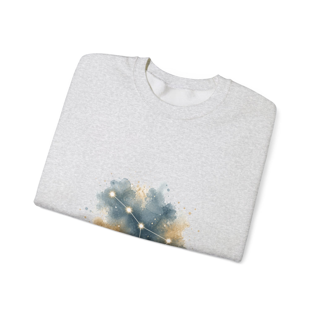 Matching Couple Sweatshirt - Big & Little Dipper Matching Couple Premium Fleece Sweatshirt Watercolor Art His Hers Birthday Gift - Design A