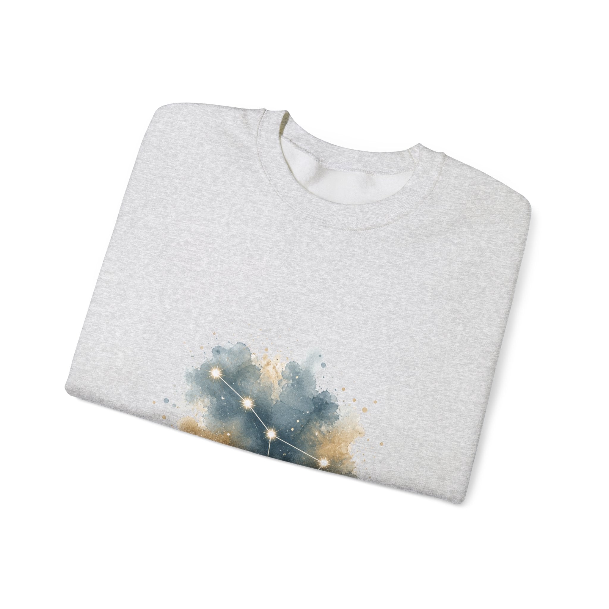 Matching Couple Sweatshirt - Big & Little Dipper Matching Couple Premium Fleece Sweatshirt Watercolor Art His Hers Birthday Gift - Design A