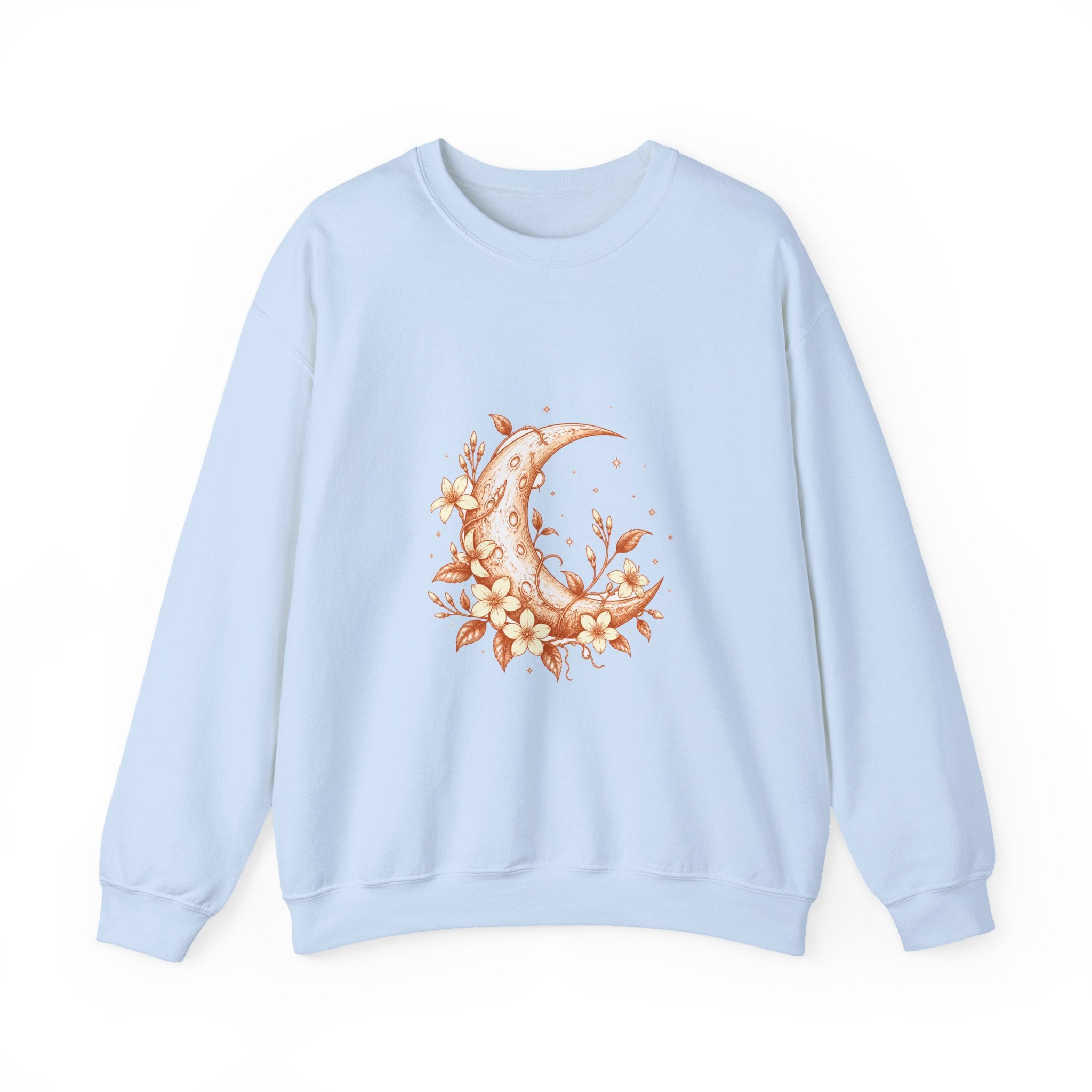 Matching Couple Sweatshirt - Sun & Moon Matching Couple Comfort Colors Crew Hand-Drawn Art His Hers Anniversary Gift - Design A