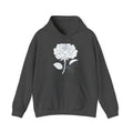 Matching Couple Sweatshirt - Rose & Thorn Matching Couple Hooded Sweatshirt Minimalist Art His Hers Valentine Gift - Design A