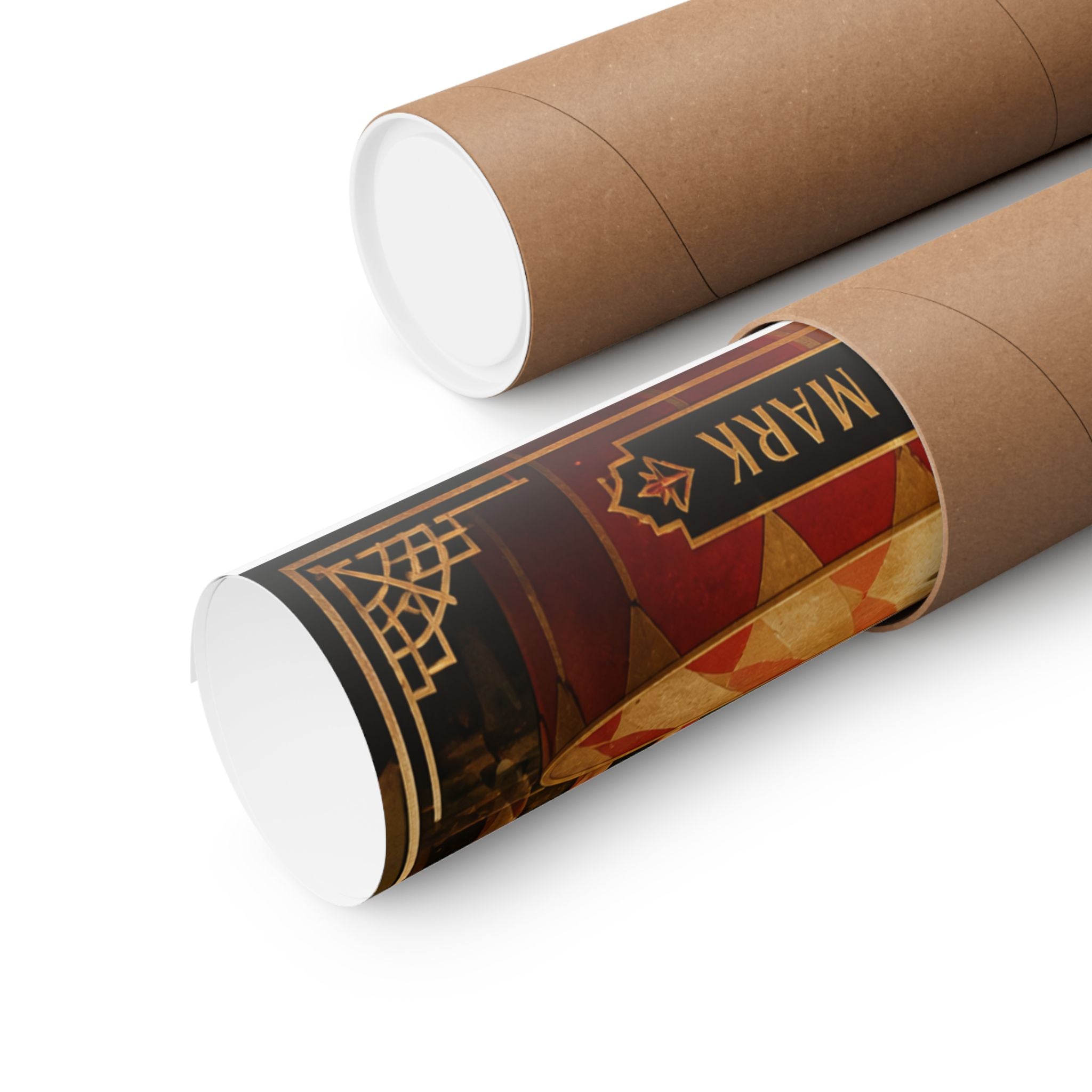 Lipstick Cannon Wall Art Poster 18×24 Art Deco Entryway Decor Maximalist Print