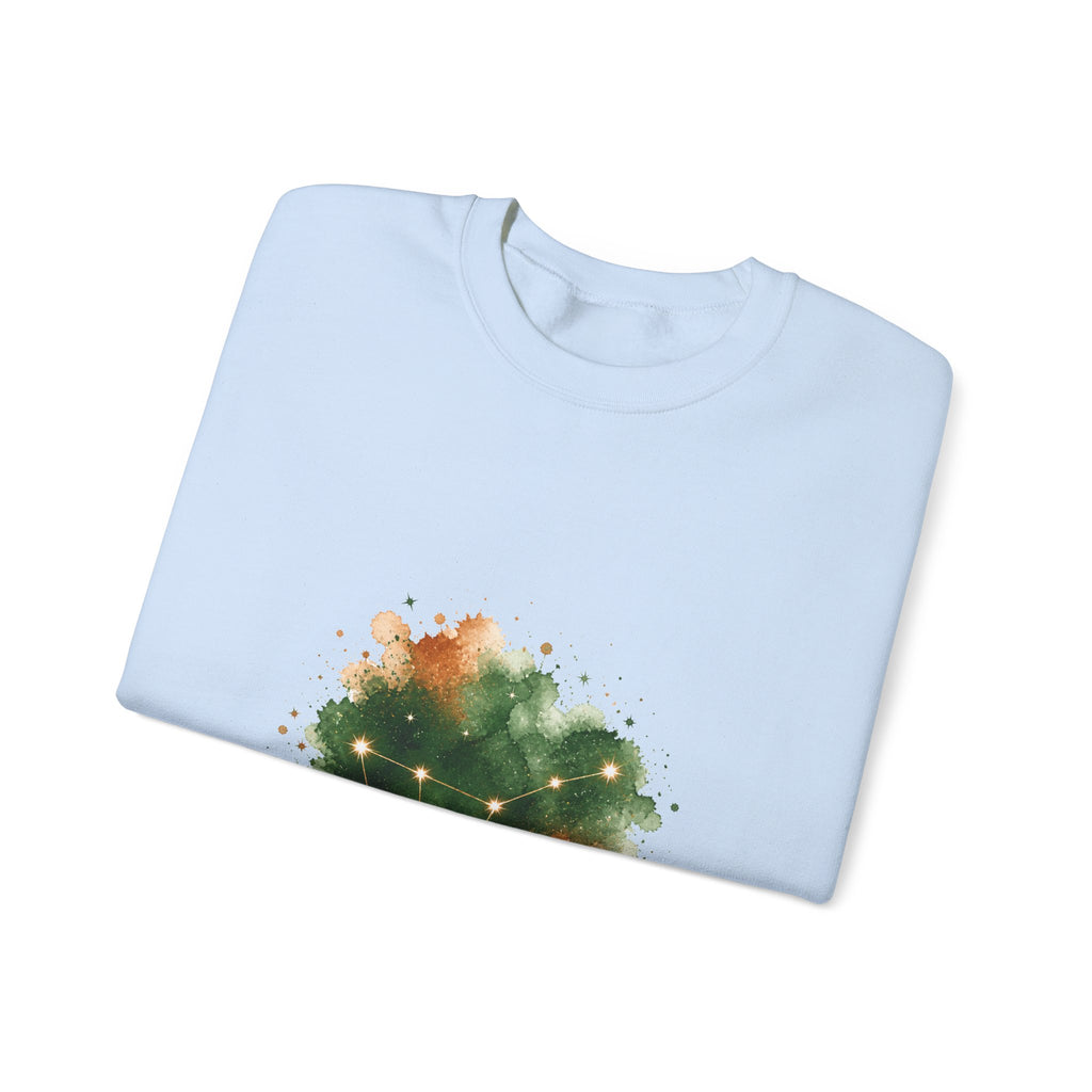 Matching Couple Sweatshirt - Big & Little Dipper Matching Couple Crewneck Sweatshirt Watercolor Art His Hers Engagement Gift - Design A