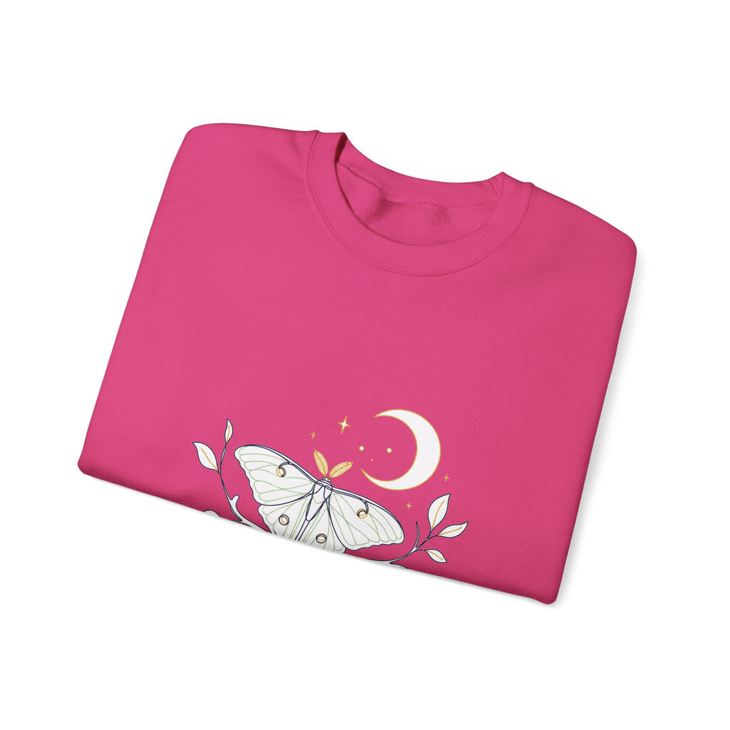 Matching Couple Sweatshirt - Butterfly & Moth Matching Couple Premium Fleece Sweatshirt Minimalist Art His Hers Christmas Gift - Design B