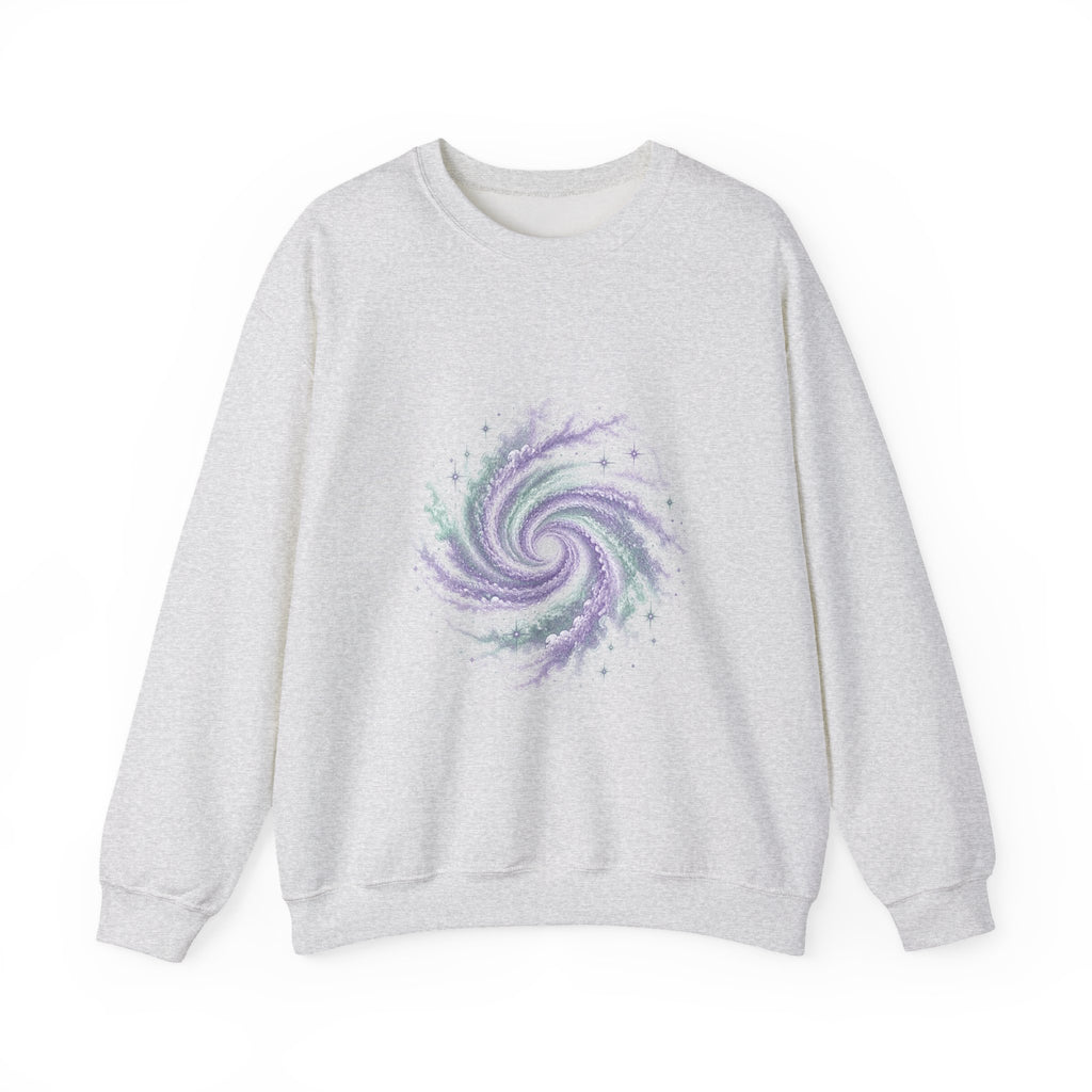 Matching Couple Sweatshirt - Galaxy & Supernova Matching Couple Premium Fleece Sweatshirt Vintage Art His Hers Honeymoon Gift - Design A