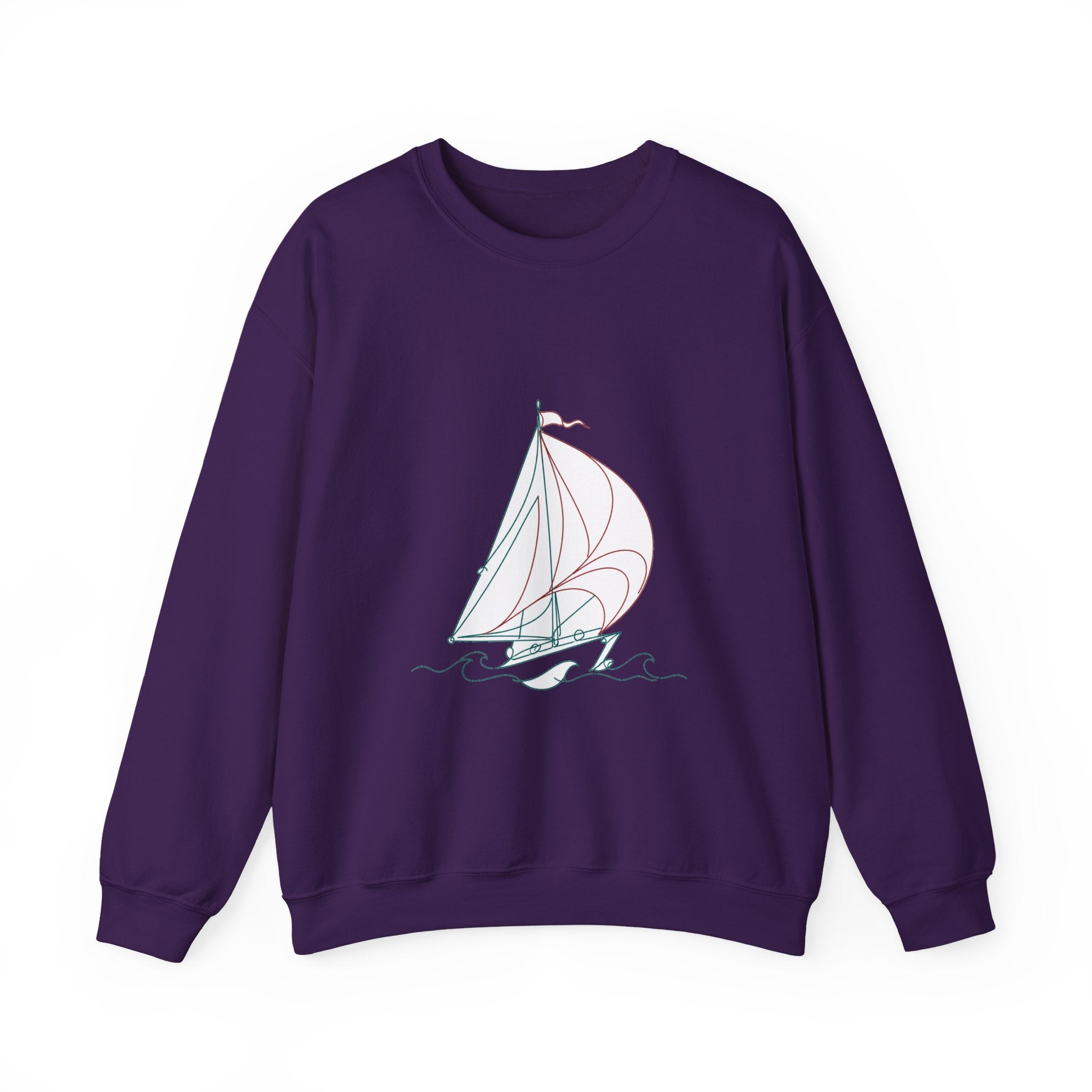 Matching Couple Sweatshirt - Anchor & Sail Matching Couple Comfort Colors Crew Minimalist Art His Hers Christmas Gift - Design B