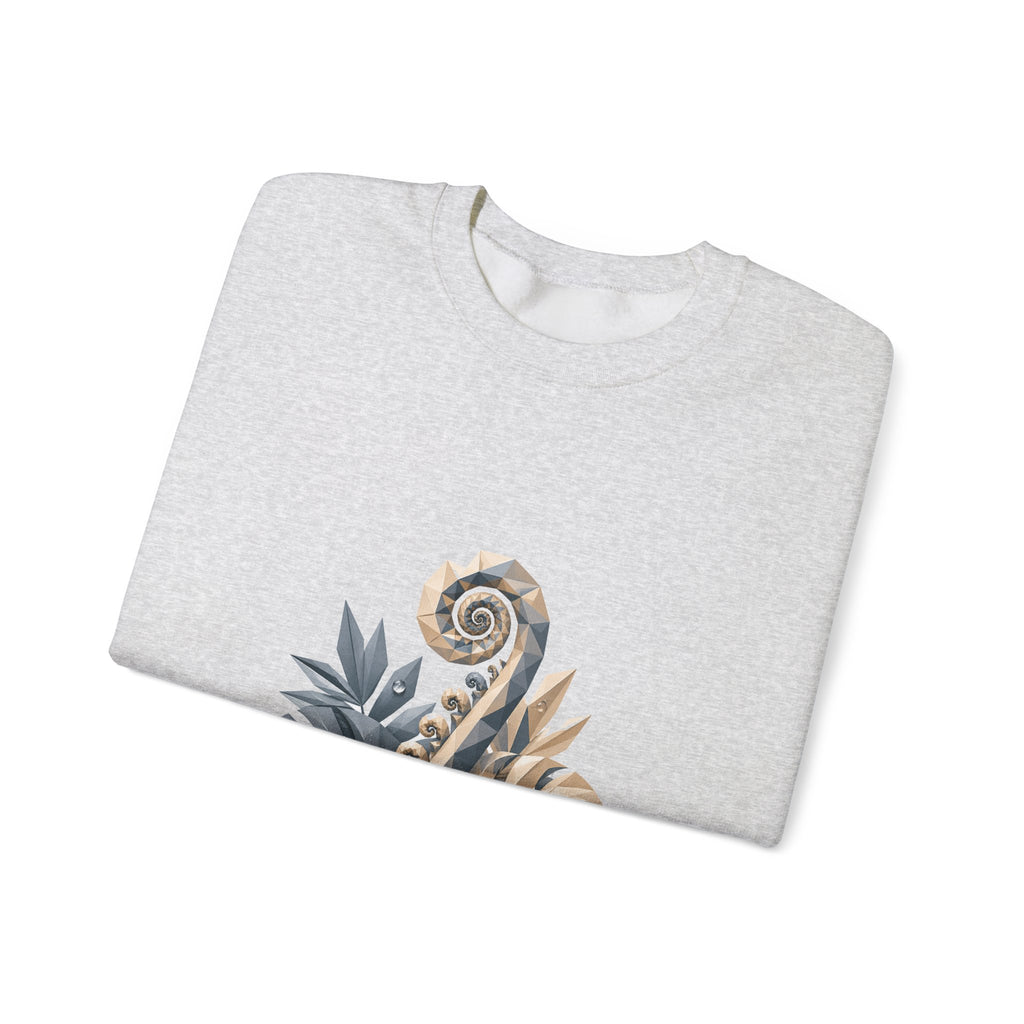 Matching Couple Sweatshirt - Desert & Rainforest Matching Couple Comfort Colors Crew Geometric Art His Hers Love Gift - Design B