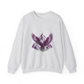 Matching Couple Sweatshirt - Eagle & Whale Matching Couple Crewneck Sweatshirt Geometric Art His Hers Couple Gift - Design A
