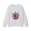 Matching Couple Sweatshirt - Octopus & Jellyfish Matching Couple Comfort Colors Crew Watercolor Art His Hers Birthday Gift - Design A
