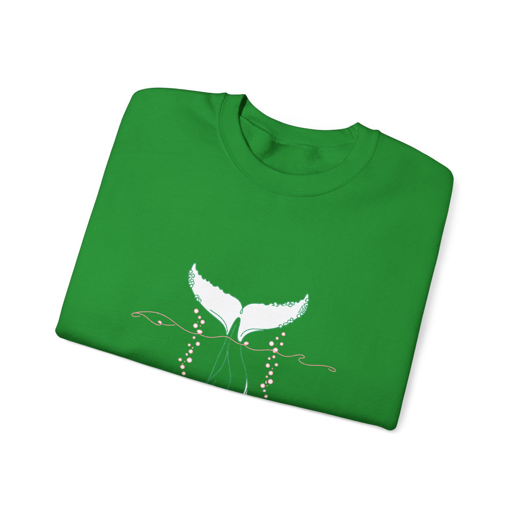 Matching Couple Sweatshirt - Eagle & Whale Matching Couple Comfort Colors Crew Minimalist Art His Hers Christmas Gift - Design B
