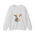 Matching Couple Sweatshirt - Lion & Lamb Matching Couple Crewneck Sweatshirt Geometric Art His Hers Couple Gift - Design B