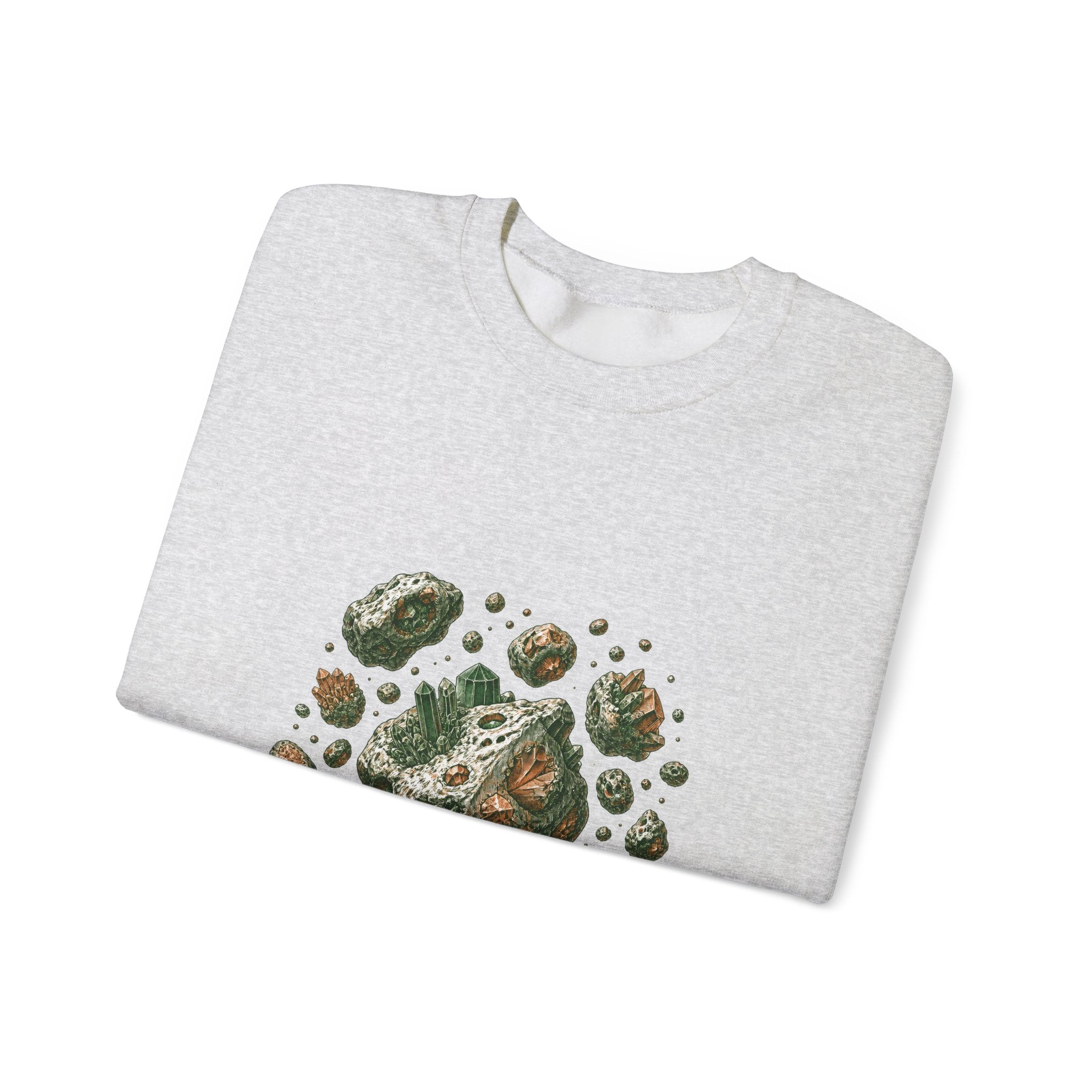 Matching Couple Sweatshirt - Comet & Asteroid Matching Couple Crewneck Sweatshirt Hand-Drawn Art His Hers Best Friend Gift - Design B