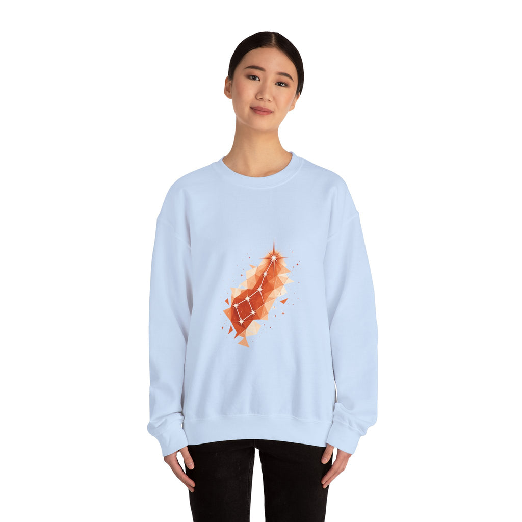 Matching Couple Sweatshirt - Big & Little Dipper Matching Couple Crewneck Sweatshirt Geometric Art His Hers Couple Gift - Design B