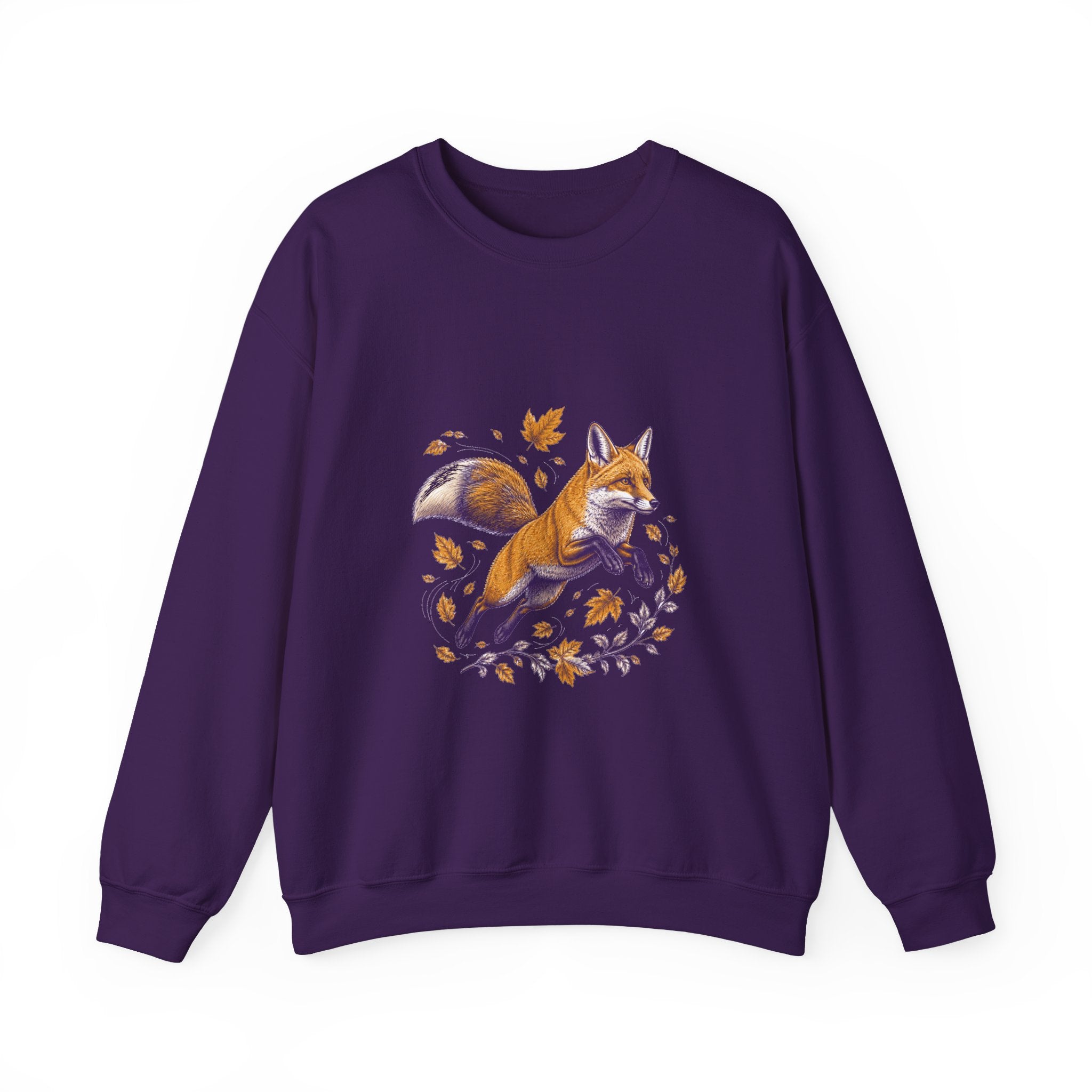 Matching Couple Sweatshirt - Fox & Rabbit Matching Couple Comfort Colors Crew Vintage Art His Hers Honeymoon Gift - Design A