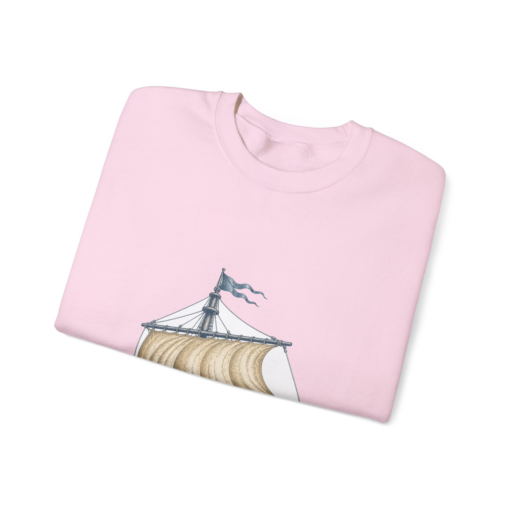 Matching Couple Sweatshirt - Anchor & Sail Matching Couple Premium Fleece Sweatshirt Vintage Art His Hers Honeymoon Gift - Design B